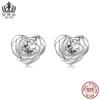 Brincos Evelle simples lisos Coringa para o dia a dia brincos femininos joias de prata esterlina s925 conjunto de brincos atacado