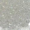 Cuentas de rombos facetados de colores AB de 6-10 mm, cuentas de rueda acrílicas facetadas, accesorios para pulsera, collar, joyería DIY