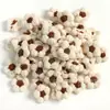 Fofo Estilo Ins Flores de Lã Tricotada Coloridas Doces Flores Pequenas Fofas de Pelúcia Materiais DIY Feitos à Mão Decoração de Roupas