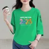 Comercio Exterior Transfronterizo Moda Madre de mediana edad y ancianos Versátil Holgada Capa interior Manga corta Manga de siete puntos Camiseta Capa base Ropa