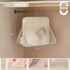 Bolsa de almacenamiento para ropa interior, organizador de malla colgante para armarios de dormitorios, para guardar calcetines y ropa interior, una bolsa de almacenamiento colgante tres en uno