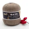 Seda Hilada Cachemir Tencel Algodón de Bambú 6 Pompones Carbón de Bambú Fibra de Bambú Tencel Primavera y Verano Tejido a Mano Ganchillo Lana Fina