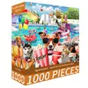 Puzle de 1000 piezas Sakura Town Fabricante Popular Transfronterizo Alta Dificultad Alivio del Estrés Juguete Educativo para Niñas Regalo de Cumpleaños