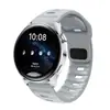 Correa de Silicona para Reloj con Hebilla Cuadrada de Diamante Compatible con Huawei GT6 Apple Watch 10 S11 Samsung 20 22mm Pulsera Deportiva