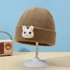 Gorros para Bebé Otoño e Invierno Lindos de Dibujos Animados de Lana para Hombres y Mujeres Gorros con Protección para Orejas de Bebé Gorros Tejidos para Niñas y Niños Gorros de Punto