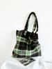 Bolso de mujer transfronterizo de otoño e invierno, de lana, combinable con todo, de tela, de gran capacidad