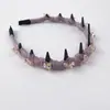 Diadema de Onda de Pedrería de Lujo Ligero Nuevo Estilo Pinza Antideslizante Diadema de Moda con Temperamento Peine de Dientes Diadema para Cabello Aplastado