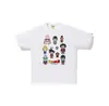 Suministro mayorista transfronterizo Chaopai de comercio exterior a 260g éxito de ventas BAPE cabeza de simio tiburón camiseta de manga corta 21