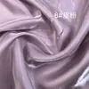 Em estoque Cetim Espessado Brilhante Sedoso Cristal Líquido Cetim Brilhante Rígido Poliéster Tecido de Organza para Vestido de Casamento