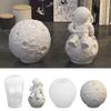 Molde de silicone de astronauta DIY série espacial molde de terra foguete animal flip açúcar molde decorativo atacado