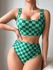 Bikini Traje de Baño para Mujer 2024 Nuevo de Gama Alta Chalecos Bikini Dividido Europeo y Americano Bikini de Alta Elasticidad