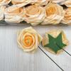 Suministros del Fabricante Cabezas de Flores de Espuma de Polietileno Teñidas, Rosas de Gradiente de Alta Simulación, Arco para el Día de San Valentín, Materiales Florales para Sostener en la Mano
