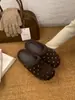 Zapatos Birkenstock de Lunares Estilo Coreano Zapatos de Algodón con Piel Zapatos Perezosos sin Cordones Cómodos Versátiles Zapatillas de Punta Cerrada Mocasines sin Espalda