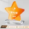 Produção de Troféus de Cristal, Medalha Esportiva Estrela de Cinco Pontas, Figura Dourada de Dança, Fabricante de Metal de Resina, Ornamento de Bandeira de Cristal