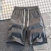 Verão Novo Casual Shorts Masculino Roupa de Trabalho Calças Cinco Pontos Secagem Rápida Moderna Fina Solta Respirável Roupa Exterior Calças Grandes para Homens