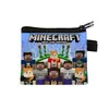 Monedero de Minecraft de Venta Caliente Transfronterizo, Mini Cartera Corta para Niños, Portallaves Portátil para Tarjeta de Acceso, Venta al por Mayor