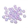 Cuentas de vidrio de color con forma de estrella de cinco puntas con orificio pasante, transparentes, de dibujos animados, para niños, pulseras, collares, accesorios hechos a mano, material de cuentas