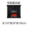 Gabinete de Chimenea Estilo Francés, Repisa de Chimenea, Decoración Vintage para Entrada, Villa Estilo Europeo, Sala de Estar de Moda Estilo Americano, Gabinete Decorativo Falso de Chimenea