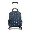 Bolsa de viaje mini plegable ultraligera al por mayor, bolsa de carrito pequeña universal con ruedas portátil, caja de tela para viaje de abordaje