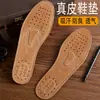 Las plantillas son resistentes al olor, absorben el sudor, transpirables y duraderas, hechas de piel de vaca y piel de cerdo, adecuadas para deportes, zapatos de cuero para hombre y mujer, duraderas y cómodas