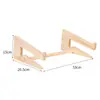 En stock Soporte Simple para Computadora Estante Elevado de Madera para Laptop Estante de Almacenamiento para Escritorio de Oficina Soporte para Laptop