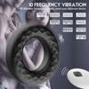 Control remoto inalámbrico de carga dona de silicona control remoto anillo de bloqueo por vibración masturbación masculina una generación de cabello