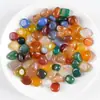 Grava de ágata multicolor natural, grava de cristal multicolor, piedra difusora de aromaterapia, ágata colorido para el hogar, piedra de flor de lluvia, piedra de ágata