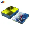 Fabricante Original Caja Cuadrada de Hojalata Personalizada Empaque Caja Metálica Universal Caja para Galletas Alimentos Caja de Lata para Dulces de Boda