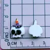 Mini fantasma de Halloween creativo, crema de pegamento para bricolaje, funda para teléfono móvil, tocado, pinza para el cabello, accesorios de resina hechos a mano, venta al por mayor