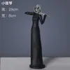 Figuras de Banda de Música Minimalistas Nórdicas Decoraciones para Sala de Estar Hogar Artesanía Creativa para Mueble de TV Gabinete de Vino Adornos Abstractos