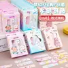 Caja de Curitas de Dibujos Animados para Niñas con Patrones de Anime Lindos, Curitas Hemostáticas Impermeables y Transpirables de Emergencia para Uso en Casa