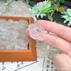 Colgante de Piedra Chalcedonia Blanca Tipo Hielo Candado Ping An Suministro Directo de Fábrica Collar de Candado Nube Auspiciosa Regalos para Ferias de Templos Colgante de Jade al por Mayor