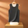 Chaleco Térmico de Imitación de Terciopelo Alemán para Hombre con Lana y Seda, Sin Costuras, Chaleco Interior con Forro Polar y Engrosado, Más un Top Individual