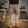 Pantalones Cortos Deportivos Casuales Retro Americanos de Gama Alta para Hombre Verano 2026 Nuevos Rectos Holgados de Cinco Puntos Cargo de Longitud Media