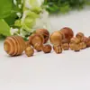 Accesorios DIY Patrón Natural Pino Cuentas de Madera Maciza Agujero Único Barniz Cuentas de Pino Pulsera de Cuentas