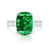 Anel Europeu e Americano Transfronteiriço Mais Vendido Flash Gema Colorida Super Grande Corte Flor de Gelo Moda Luxo Diamante de Alto Carbono Anel Entrega ao Vivo