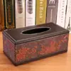 Caja de Papel de Cuero Multifuncional con Compartimentos de Almacenamiento, Artefacto Organizador de Escritorio, Estilo Moderno y Sencillo, Logo Personalizable