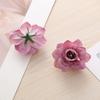 5,5cm Cabeça de flor rosa pequena estilo europeu simulação cor de outono cabeça de flor rosa pequena decoração de casa festa casamento flor de seda