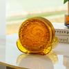 Borda de prata Ripple Fruit Plate Household Living Room Plate Prato de frutas Phnom Penh Bolo de sobremesa transparente Osso cuspindo talheres