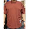 Camisa de Manga Corta para Hombre, Marca de Moda, Corte Holgado de Verano, Mangas de Tres Cuartos, Nuevo Estilo 2025, Tendencia de Celebridad de Internet, Top Sencillo Estampado