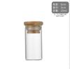 Botella de boca recta de 30 mm de fábrica con tapa de bambú, botella de deriva, botella de vidrio, botella de los deseos, té perfumado, botella de reactivo de borosilicato, tubo de ensayo