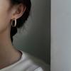 Aretes Geométricos de Estilo Simple para Mujer Otoño 2021 Nueva Moda de Alta Gama Aretes de Botón Elegantes de Diseño Nicho