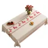 Mantel de Mesa para Año Nuevo 2026 Año del Caballo, Sin Lavar, Impermeable, Resistente al Aceite, Rojo, Atmosférico, Lujoso, Sensación de Alta Gama, Cubierta de Mesa para Año Nuevo