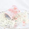 Rollo de malla americana AAF Flocado Love, cinta de embalaje, material de decoración, accesorios para el cabello, malla para San Valentín, ropa de mujer