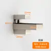 Clips de vidrio ajustables, clips de fijación para estantes de vidrio, clips en F, soportes para estantes, soportes para vidrio