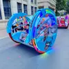 Carro de Diversão para Duas Pessoas para Barracas de Praça, Carro de Diversão Iluminado para Parques e Parques de Diversão, Carro de Diversão para Aluguel, Montanha-Russa, Carrinho Bate-Bate