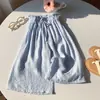 2026 Nuevos Shorts de Pierna Ancha Sueltos Estilo Coreano para Niñas Verano Algodón y Lino Transpirables Pantalones Casuales para Niños Color Caramelo Versátil