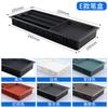 Cubierta de Agujero Pasante para Hilo de Computadora de Escritorio Yingya Plástico ABS Ranura Rectangular para Bolígrafos Caja de Almacenamiento de Cables Caja de Bolígrafos Cubierta de Caja de Cables