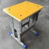 Mesa e Cadeira de Estudante Ajustáveis Cadeira de Treinamento Banco Espesso para Estudante Banco Quadrado Pequeno Escolar