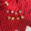 Promoção e aumento de salário Brincos Femininos Simples Senso Criativo Este Ano Estilo Chinês Ano Novo Texto Brincos 2024 Nova Moda